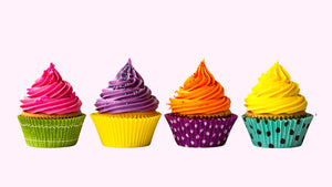 Cupcake con Frosting Colorato