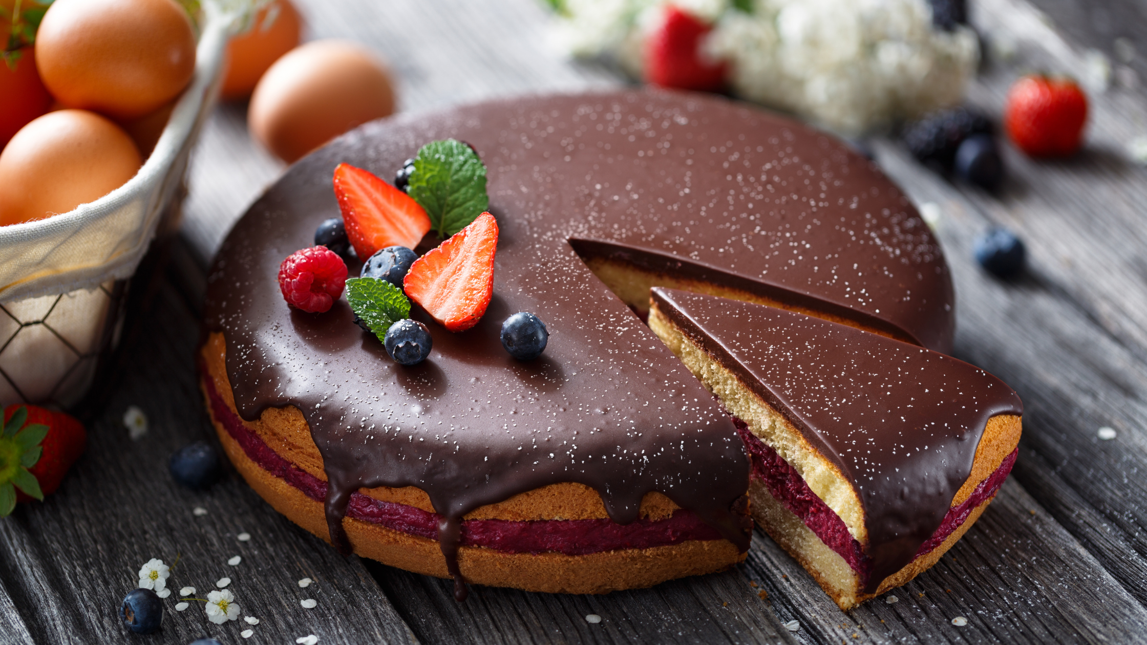 Torta al profumo di Frutti di Bosco e cioccolato!