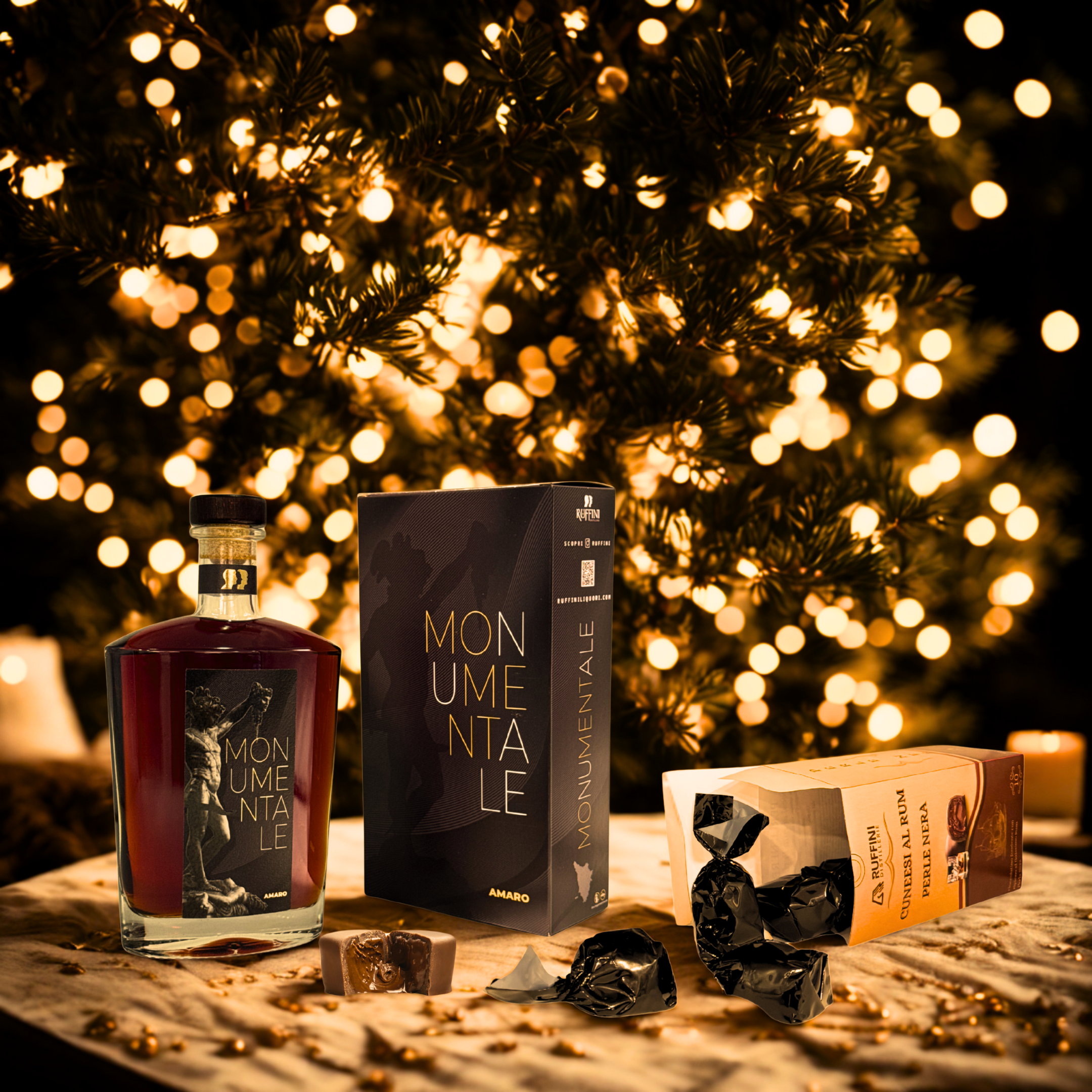 Box di Natale - Amaro Monumentale e Cuneesi al Rum