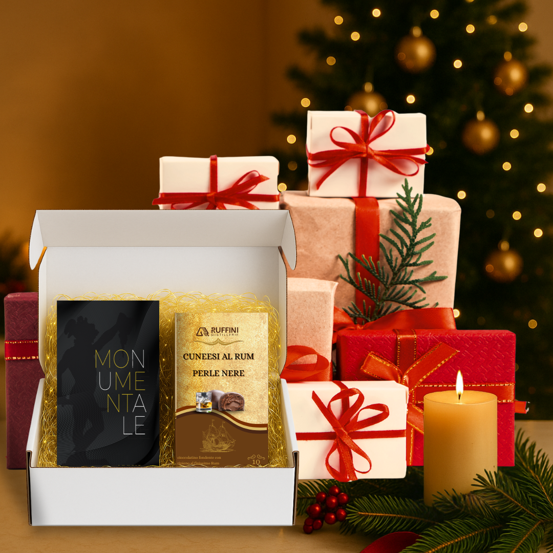 Box di Natale - Amaro Monumentale e Cuneesi al Rum
